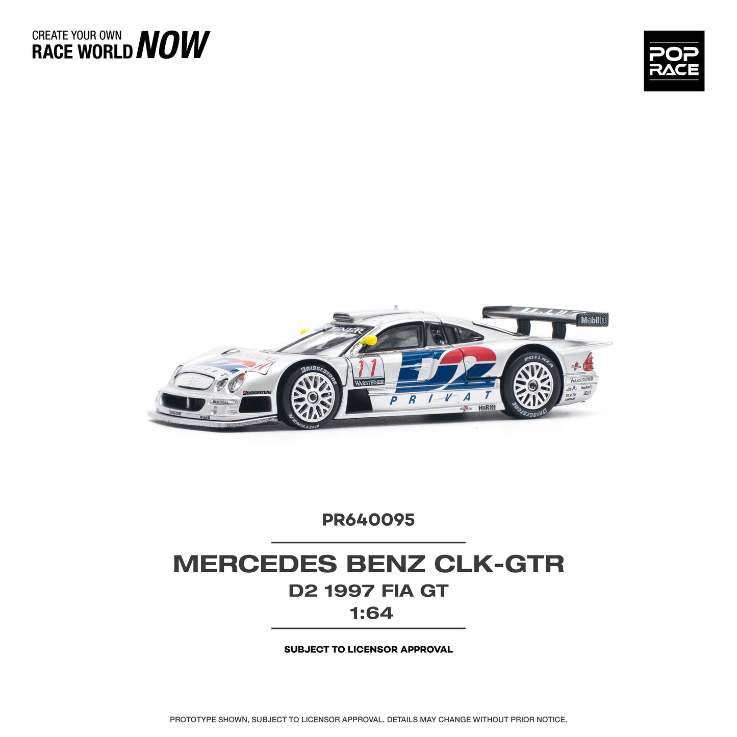 PR640095 Mercedes-Benz AMG CLK GTR 1997 FIA GT D2 Privat I