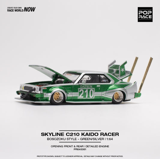 PR640061 Skyline C210 Kaido Racer Bosozoku Style Green